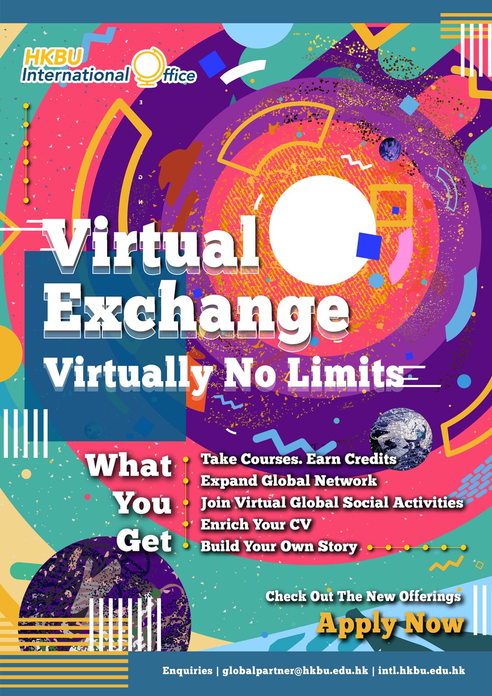 poster for virtual exchange